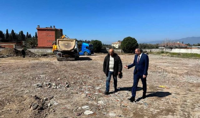 Balıkesir'in Havran ilçesinde inşaatı başlayan Ali Çetinkaya İlkokulu