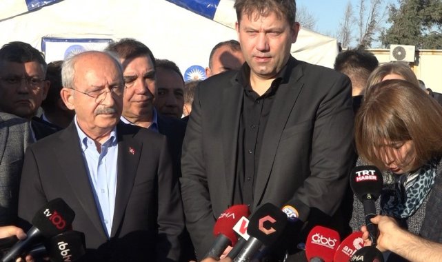 CHP Genel Başkanı Kemal Kılıçdaroğlu, depremden etkilenen Gaziantep'in ...