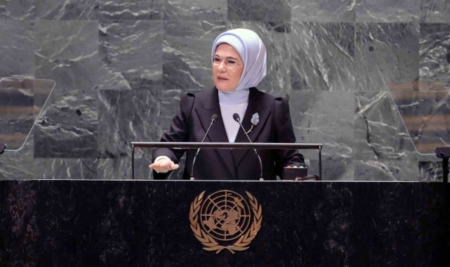 Cumhurbaşkanı Recep Tayyip Erdoğan'ın eşi Emine Erdoğan, Birleşmiş Milletler
