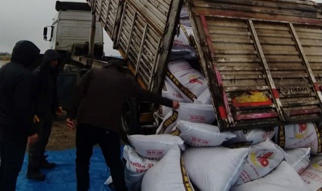 Erzincan İl Tarım ve Orman Müdürlüğü koordinasyonunda toplanan 21 ton 600 k...