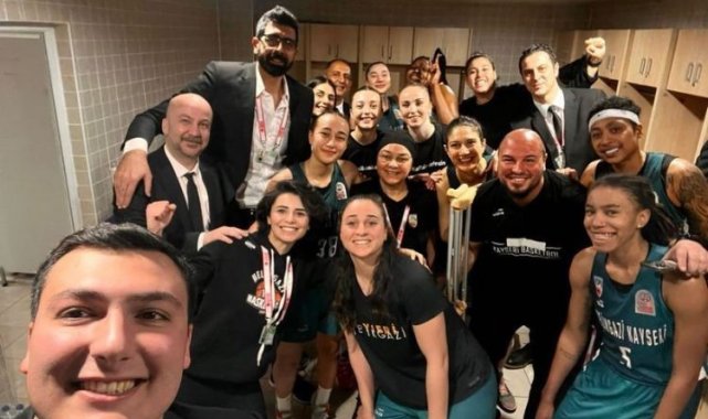 ING Kadınlar Basketbol Süper Liginin 23. haftasında Melikgazi Kayseri Baske...