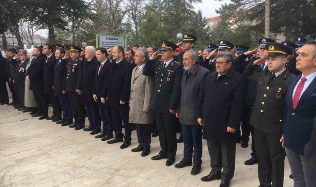 Konya'nın Ereğli ilçesinde, 18 Mart Şehitler Günü ve Çanakkale Zaferi