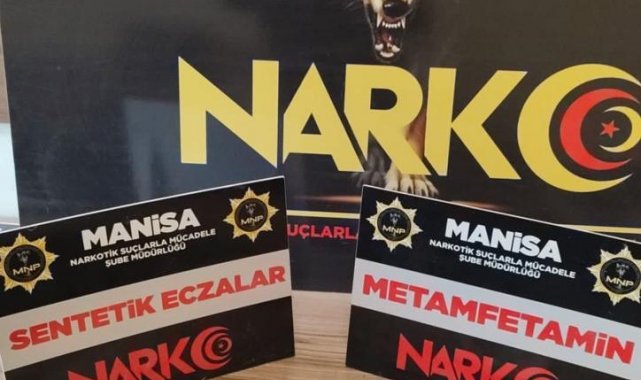 Manisa İl Emniyet Müdürlüğü Narkotik Suçlarla Mücadele Şube Müdürlüğü ekipl...