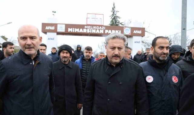 Melikgazi Belediye Başkanı Dr. Mustafa Palancıoğlu, İçişleri Bakanı Süleyma...