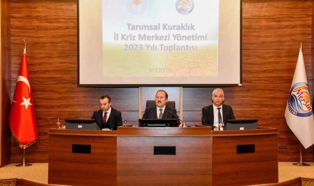 Mersin Valisi Ali Hamza Pehlivan başkanlığında, Meteoroloji Genel Müdürlüğü...