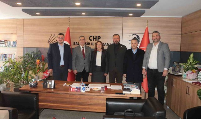 Millet İttifakı'nın Balıkesir il başkanları CHP İl Başkanı Erden Köybaş...