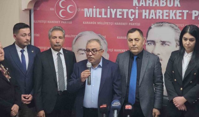 Milliyetçi Hareket Partisi Karabük İl Başkanlığında 28'inci dönem mille...
