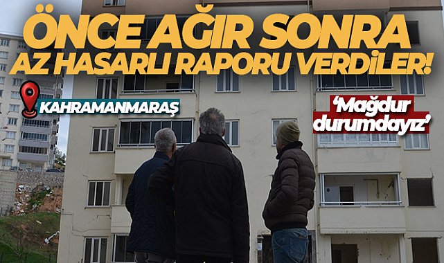 Önce ağır, sonra az hasarlı raporu verdiler: Site sakinleri tekrardan detaylı inceleme istedi