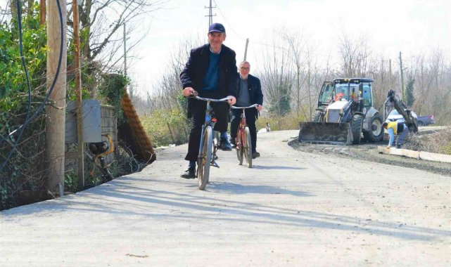 Samsun Büyükşehir Belediyesi tarafından Çarşamba ilçesinde 3 kilometrelik g...