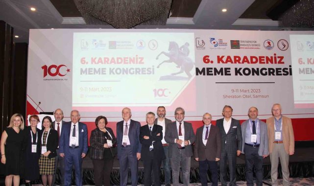 Samsun'da gerçekleşen '6. Karadeniz Meme Kongresi'ne yurt içind...