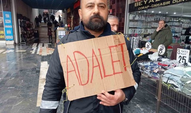 Tekirdağ Belediyesi tarafından haksız yere işten çıkarıldığını öne süren Nu...