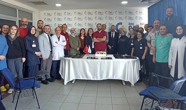 Tıp Bayramı kutlamaları çerçevesinde Özel Düzce Çağsu Hastanesi etkinlik dü...