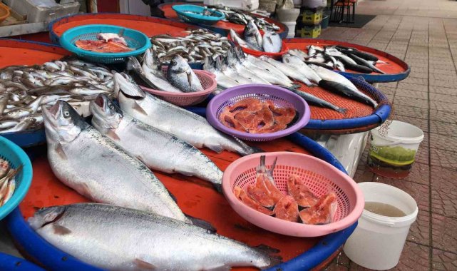 Trabzon'un Arsin ilçesi açıklarındaki balık kafeslerinin bilinmeyen bir...