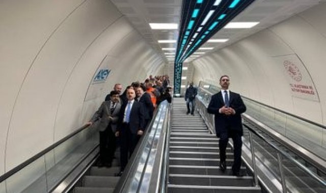 Ankara'da bugün açılacak olan AKM-Gar-Kızılay Metro Hattı'nda incelemelerde