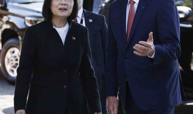 Tayvan lideri Tsai Ing-wen, ABD'nin California eyaletinde ABD Temsilcil...