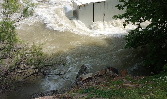 Artvin'in Şavşat ilçesinde meydana gelen kazada, kontrolden çıkan kamyo...