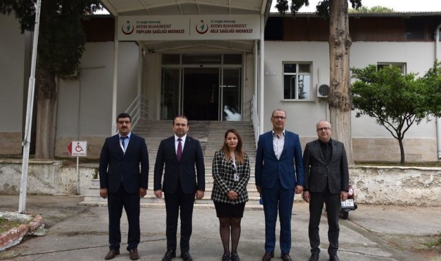 Aydın İl Sağlık Müdürü Dr. Eser Şenkul ilçe ziyaretleri çerçevesinde Buhark...