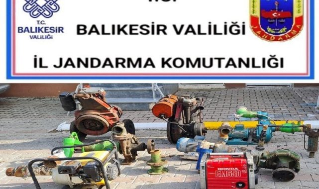 Balıkesir'in Kepsut ilçesinde Jandarma ekiplerine son günlerde gelen su...