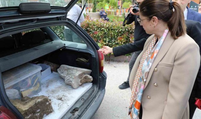 Bartın'ın Amasra ilçesinde doğalgaz hattı çalışmaları sırasında yapılan...