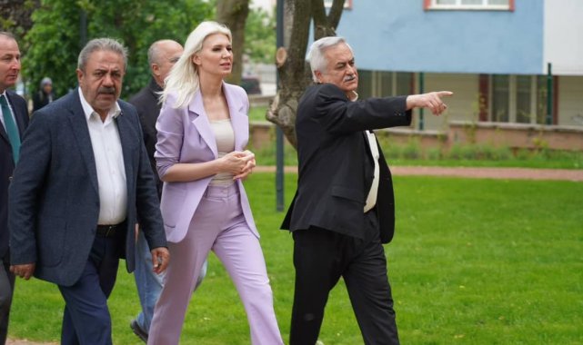 Bilecik Belediye Başkan V. Melek Mızrak Subaşı, Bahçelievler Mahallesi Muht...