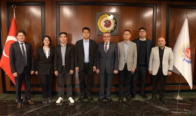 Çin'de su ürünleri sektörünün önde gelen üç firmanın temsilcileri, iş b...