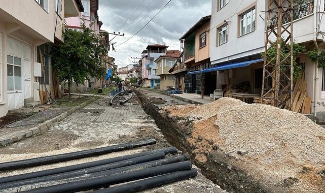 Çorum'un Sungurlu ilçesinde, asbestli içme suyu şebekesinin değişmesi i...