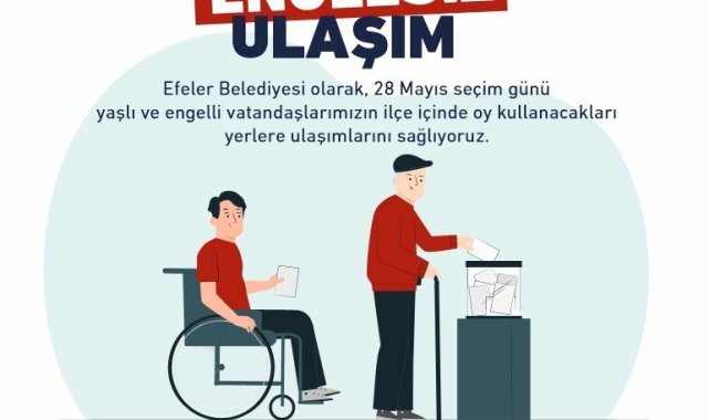 Efeler Belediyesi, 28 Mayıs Pazar günü gerçekleştirilecek olan 13.Cumhurbaş...