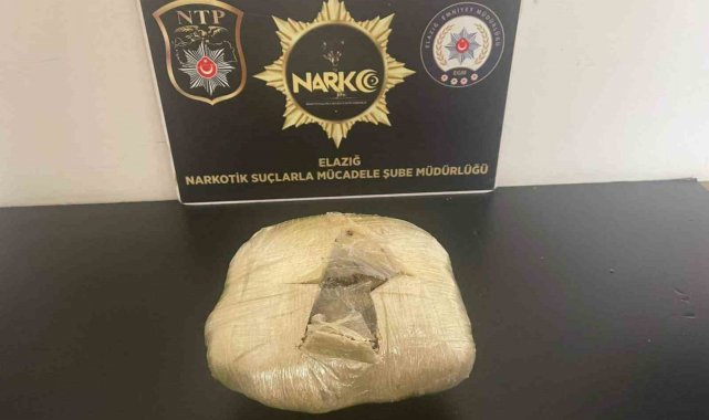 Elazığ'da son bir haftada düzenlenen operasyonlarda, uyuşturucu madde t...