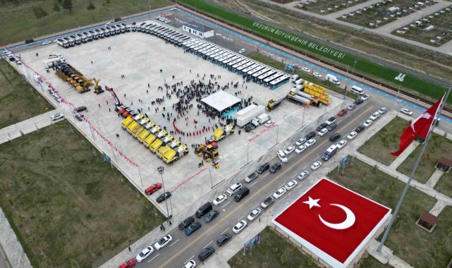 Erzurum Büyükşehir Belediyesi dev bir yatırımı daha düzenlediği törenle hiz...