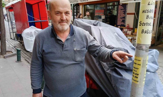 Eskişehir'de çevreye bilinçsizce bağlanan motosiklet ve scooterlarla il...