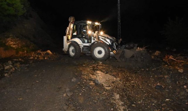 Karabük'te etkili olan sağanak yağış sonrası meydana gelen sel taşkınlı...