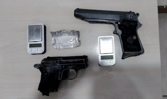 Kayseri'de polis ekipleri tarafından yapılan çalışmalarda, durumundan ş...