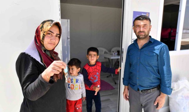 Mersin Büyükşehir Belediyesi tarafından 6 Şubat depreminin ardından Adıyama...