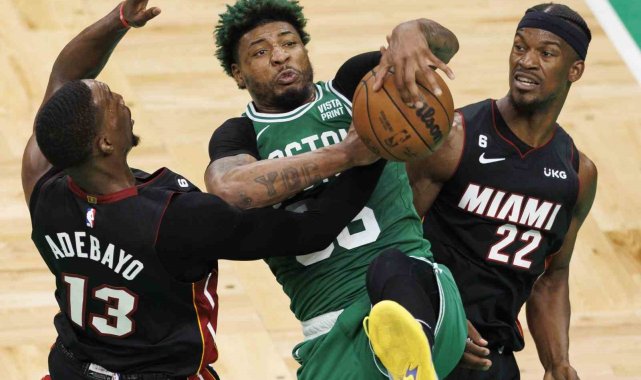 NBA Doğu Konferansı finalinde Boston Celtics, evinde Miami Heat'i 110-9...