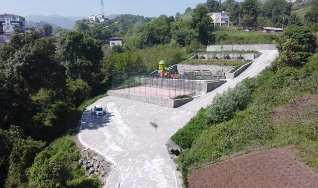 Samsun'un Tekkeköy İlçe Belediyesi, Kirazlık Mahallesi'ne yeni spor...