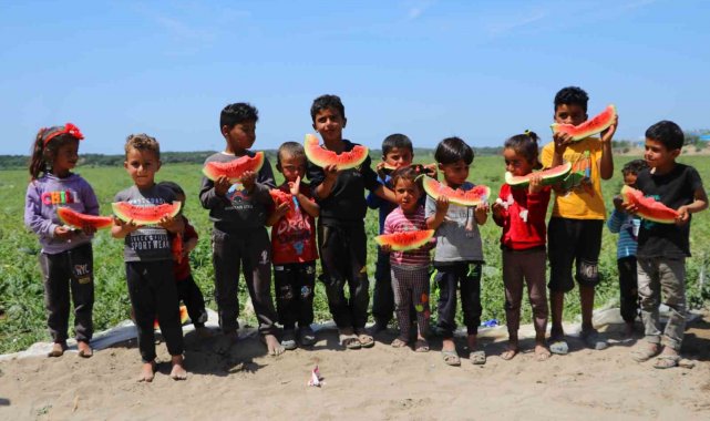 Türkiye karpuz üretimin yüzde 25'ini tek başına karşılayan ve tescillen...