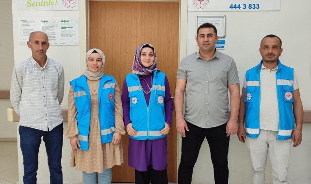 Erzincan'ın Tercan ilçesinde bulunan devlet hastanesinde sağlık hizmeti...