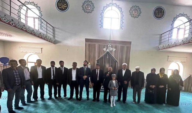 i İbrahim Camii'nin açılışı Muş İl Müftüsü İbrahim Halil Demir'in k...
