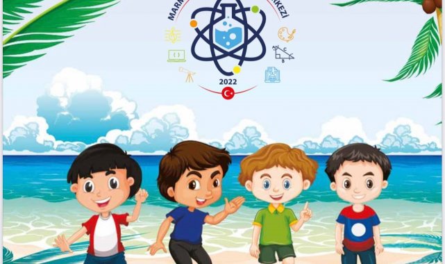 Muğla'nın Marmaris ilçesi Bilimsel Sanat Merkezi (BİLSEM) öğrencileri, ...