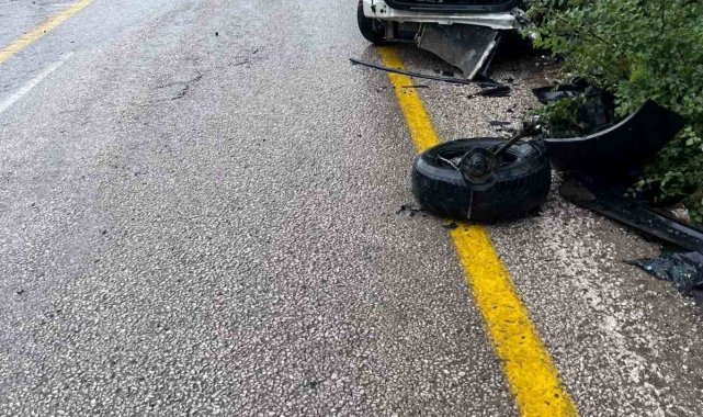 Muğla'nın Seydikemer ilçesinde meydana gelen trafik kazasında 2 kişi ya...