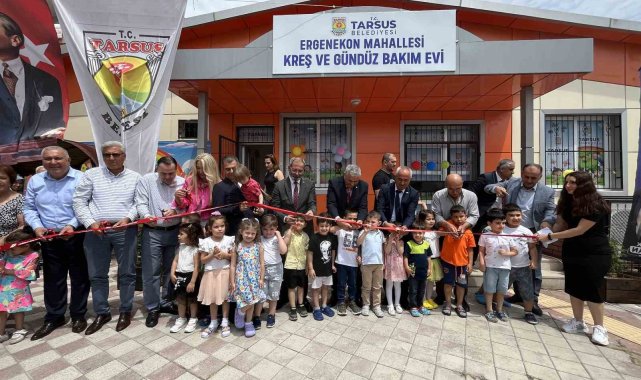 Tarsus Belediyesince yapımı tamamlanan Ergenekon Mahallesi Kreş ve Gündüz B...