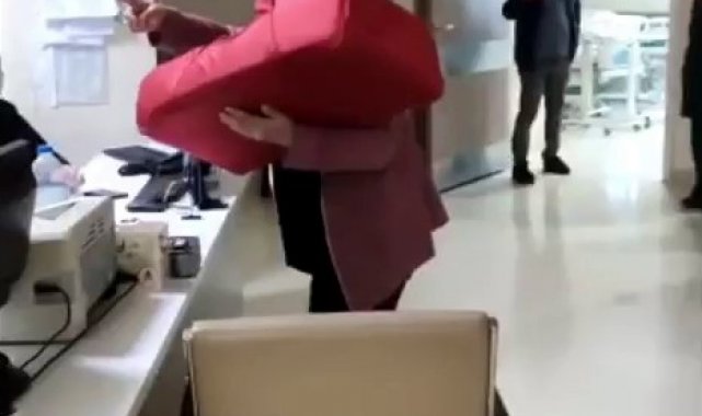 Tokat'ta Erbaa Devlet Hastanesi Kadın Doğum Anne-Bebek Uyumu Servisinde...