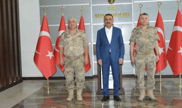 Siirt'e gelen Jandarma İstihbarat Başkanı Tümgeneral Ahmet Kavukcu, İl ...