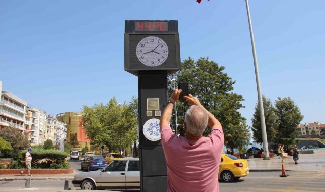 Türkiye'nin en sıcak illeri arasında yer alan Aydın'da termometrele...