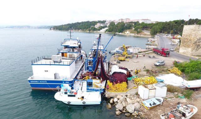 Denizlerde av sezonunun başlamasına sayılı günler kala Karadenizli balıkçıl...