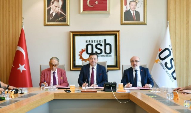 Kayseri Organize Sanayi Bölgesi ve Kayseri Üniversitesi işbirliğinde kurula...