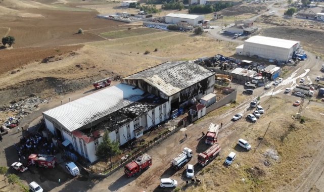 Kırıkkale'nin Yahşihan ilçesinde özel bir şirkete ait savunma sanayi üz...