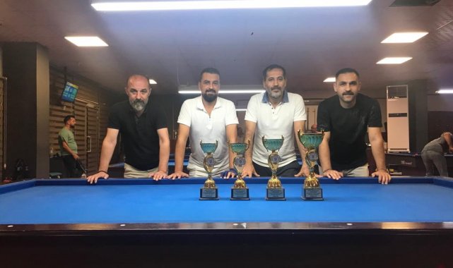 3 Bant Erkekler 2. etap Türkiye Bilardo Şampiyonası müsabakaları öncesi Düz...