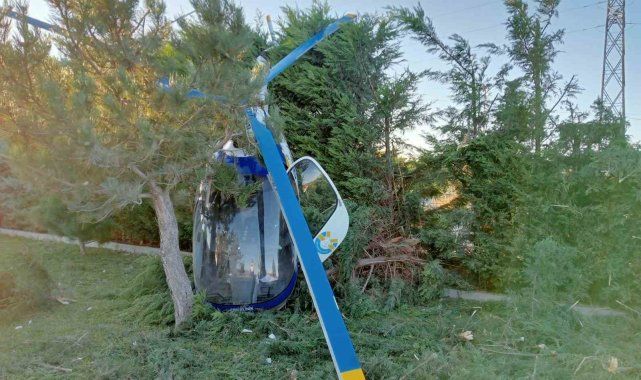 Afyonkarahisar'da yapılan ilk tespitlere göre ters rüzgar nedeniyle düş...