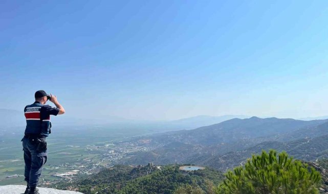 Aydın İl Jandarma Komutanlığı ekipleri orman yangınlarının önlenmesine yöne...